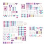 TRENDIVIBE DIY Sticker Maker Party Favor Fun Xmas Present Girls Making Jewelry Toy Kits 67pcs| Baby Learning Toy | Infant Activity Toy | Sensory Play Toy - Fast Shipping to USA & Canada