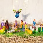 Christmas Nativity Crib Set with Baby Jesus, Mother Mary, Saint Joseph, 3 Kings and Other 15-Piece Decoration Set (3 Inches) - Fast Shipping to USA & Canada