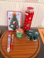 Radhya Accessories Christmas Hamper for Kids | Gift Box for Girls & Boys | Festive Stationery Set | Secret Santa Gift | Christmas Activity Kit | Xmas Present | Creative Art & Craft Gift Set for Children - Fast Shipping to USA & Canada