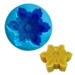 MoldBerry Silicone Snowflake Candle Mold | Christmas Candle Mould | Candle Making, Home decor, Festival, Party, Gifting Multipurpose Mold for Chocolate Pudding Treat Ice Soap Decoratives - Pack Of 1 - Fast Shipping to USA & Canada