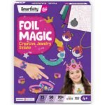 Smartivity Paper Smartcraft Art&Craft Activity Kit,Foil Magic Jewelry & Bracelets Making Craft Kit For Kids Age 4-10 Years,25 Jewelery,50+ Foils,70+ Stickers,Birthday Gift For Girls & Boys,Multicolor - Fast Shipping to USA & Canada