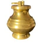 Brass gangajali for Holy Water Gangajal Kalash/lota Brass | Kalash for Pooja, Temple, Brass Gangajal lota (Pack of 1)(Size- 2.5 Inch) - Fast Shipping to USA & Canada
