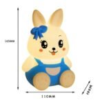 One94Store Blue 7-Color Silicone Rabbit Night Lamp | Soft Squishy Cute Rabbit LED Bedside Light with Tap Control, Nursery Sleep Light, Rechargeable Baby Night Lamp for Bedroom & Home DECOR - Fast Shipping to USA & Canada - Image 3