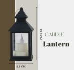 VRB Dec 2 Pcs Small Antique LED Lantern Pillar Candles Acrylic Flameless & Smokeless Decorative LED Tea Light Candle Perfect for Gifting, Home,Diwali, Christmas,Decorative Candles,Birthday (Model 5) - Fast Shipping to USA & Canada - Image 2