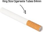White Leaf King Size Cigarette Tubes 200 Pcs Per 1 Box.Tubes Brown filter and White tube - Fast Shipping to USA & Canada - Image 2