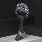 Xtore Home Decor Resin African Lady Showpiece (Black, Pack of 1) - Fast Shipping to USA & Canada - Image 5