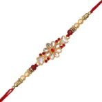 Webelkart Premium1 Rakhi With Ram Lalla Statue For Car dashbord Rakhi Bhaiya And Bhabhi.Rakhi For Bhaiya Bhabhi, Lumba Rakhi For Bhabhi Rakshabandhan Gift Best Wishes Card - Fast Shipping to USA & Canada - Image 2