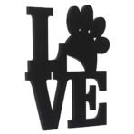 JaipurCrafts Designer LOVE MDF Cutout Ready to Hang Home DECOR Wall Art - 8.00" 8.00" - Fast Shipping to USA & Canada - Image 3