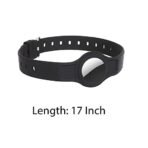 Xtore Dog Collar Case Compatible with Apple Air-Tag | Scratch-Proof Protective Case | Adjustable Skin Friendly - (Pack of 1, Black) - NO AIR-Tags Included - Fast Shipping to USA & Canada - Image 4