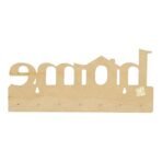 Webelkart Premium Home Keys Wooden Key Holder (29 cm x 13.5 cm x 0.4 cm, Wood) 7 Hook - Decorative Items for Home Decor (Brown) - Fast Shipping to USA & Canada - Image 4