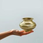 Pure Brass Pooja Lota Karwa - Traditional Kalash Gangajal Pot for Mandir, Hindu Puja, Temple Ritual & Spiritual Use 500ml - Fast Shipping to USA & Canada - Image 4