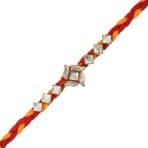 Webelkart Premium Combo Of 1 Rakhi Set For Bhaiya And Bhabhi. Rakhi For Bhaiya Bhabhi, Lumba Rakhi For Bhabhi Rakshabandhan Gift For Brothers - Fast Shipping to USA & Canada - Image 2
