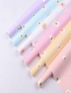 VRB Dec 10pcs Gift Wrapping Paper Sheet/Gift Paper For packing/Gift Papers Sheets/Gift Wrapper/Gift Packing Material Wrapping Paper for Gift Packing Birthday,Anniversary,Diwali,Christmas. (10 Pcs Daisy Flower Print) - Fast Shipping to USA & Canada - Image 3