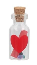 JaipurCrafts Love Massage Letter Glass Bottle (Multicolour) - Pack of 7 - Fast Shipping to USA & Canada - Image 4