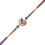 Webelkart Premium Rakhi For Brother And Bhabhi | Rakhi For bhaiya and bahbhi With 2 Ram Sticker for Wall Decor With Greeting Card And Roli Chawal - Fast Shipping to USA & Canada - Image 5