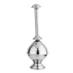 9.5 Inch Steel Gulab Pash Bottle for Gangajal, Gulab Dani Bottle for Pooja Water Sprinkler - Fast Shipping to USA & Canada
