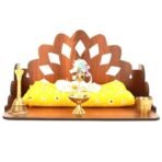 Sehaz Artworks Pooja Mandir for Home Big Size | Puja Mandir for Home Wall Mounted | Wooden Temple | Pooja Stand - Fast Shipping to USA & Canada - Image 4