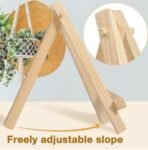 VRB DecTM 20Pcs Wooden Foldable/Adjustable Easel Stand for displaying Great Artwork Sketch,Art Painting,Canvas,Business Promotions, Display, Artist Students (6 Inch Mini Easel Stand - 20 Pcs) - Fast Shipping to USA & Canada - Image 3