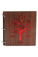 Sehaz Artworks JustForYou-9X8 80 Photos Wooden Photo Album for memorable Gift on Boyfriend Girlfriend Husband Wife Spouse Birthdays, Valentines day, Anniversary, Monthsary Cute Gift for couples - Fast Shipping to USA & Canada - Image 2