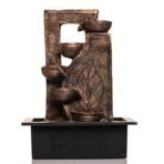 Global Grabbers Polyresin Table Top Indoor Outdoor Water Fall Fountain with LED Lights Home Decor Decoration Gift Gifting Items-A_COP-SF31 - Fast Shipping to USA, Canada & India - Image 4