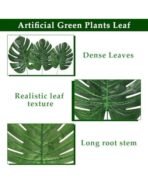 VRB DecTM 6 Pcs Artificial Areca Palm Leaf for Bouquets Office Decor/Gifting Flower Sticks for Home Decoration | Faux Flowers for Vases|Decoration Items for Living Room|Diwali Decor (Palm Leaf) - Fast Shipping to USA & Canada - Image 2