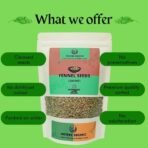 Indiana Organic Fennel Seeds 300g ? Pure, Hand Cleaned, No Adulteration, Fresh 2025 Harvest - Fast Shipping to USA & Canada - Image 4