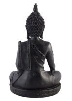 JaipurCrafts Premium Black Collection Lord Gautam Buddha Showpiece (11 INCH) - Fast Shipping to USA & Canada
