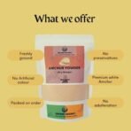 Indiana Organic Amchur Powder | dry mango powder | amchoor powder | Packed on Order Fresh ground | Zero added Colours, Fillers, Additives & Preservatives - 200 gram - Fast Shipping to USA & Canada