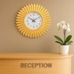 Xtore Modern Round Wall Clock with Luxurious Golden Finish (Pack of 1, Gold) - Fast Shipping to USA & Canada - Image 5