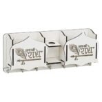 Webelkart Antique Wall Mounted Key Holder for Home/Office Decor/Key Hanger for Wall Decor, Key Stand for Home,Key Chain Decorative Item for Home Jay Shree Radhe Designer Key Holder(11.5" Inches) - Fast Shipping to USA & Canada - Image 4