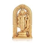 CraftVatika Metal Ram Lalla Idol Ayodhya Golden Metal Shree Ram Lalla Murti Ayodhya Ram Idol for Home Decor, Pooja, Temple Mandir Housewarming Gifts Unique Set of 1 (Height - 2.7 Inch) - Fast Shipping to USA & Canada - Image 2