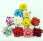 VRB DecTM (Pack of 6) Artificial Rose Velvet Flowers Fake Water Floating Flowers for Pooja Thali, Festival and Events, Home Decor,Diwali Decoration Items and DIY (Multi Mix Assorted, 6) - Fast Shipping to USA & Canada - Image 4