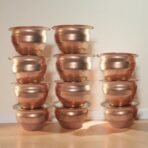 The Himlayan Riven Pavitra Gangajal from Har Ki Pauri - Natural Ganga Water for Pooja, Mandir, Home & Auspicious Occasions | Shudh Jal for Sawan & Janmashtami | Pack of 11 Copper Pots - Fast Shipping to USA & Canada - Image 2