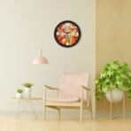 Xtore Hanuman Ji Modern Versatile Minimal Wall Clock | Stylish Timepiece | Beautiful Round Dial | for Home, Office - Black - Fast Shipping to USA & Canada - Image 5