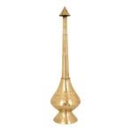 Spray Bottle for Gangajal, Perfume Gulab Pash Sprinklers for Home Temple Pooja Decorative Showpiece - 5 cm (Brass, Gold) - Fast Shipping to USA & Canada