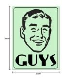 Sehaz Artworks Home Decor Items | Room Decor | Wall Decor | living Room Decorative Items | Guys' Rust Looks Wall Sign for Wall Decoration Tin Sign (MDF, 30 cm x 20 cm x 0.3 cm) - Fast Shipping to USA & Canada - Image 3