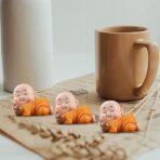 Xtore Little Cute Buddha for Table Decor | Home Decor (Pack of 3, Orange) - Fast Shipping to USA & Canada - Image 2