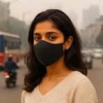 Xtore Breathable 2 Layer Cotton Reuseable & Washable Mask (Red, Black, & White, Without Valve, Pack of 3) for Unisex - Fast Shipping to USA & Canada - Image 3