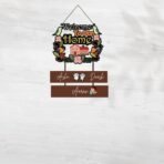 Webelkart Premium Wooden Welcome To Our Home Customised Wall Hanging Name Plate For Home Entrance outdoor, Wooden Hanging House Name Plate - (16 x 10 inches) - Fast Shipping to USA & Canada - Image 5