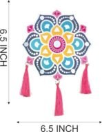 VRB Dec 6 pcs Lippan Art Wall Decor for Ganpati Decoration, Home Wall Hanging, Multicolor Circular Lippan - 6 Pcs - Fast Shipping to USA & Canada - Image 2