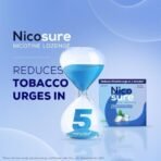 Nicosure Nicotine Lozenges-2mg-Pack of 15-180 Lozenges|Tobacco Control Aid|Icemint Flavour|Aids in Quitting Tobacco|Sugar-free|Mini Size Max Flavour - Fast Shipping to USA & Canada - Image 3