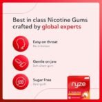 RYZE Fruit Blast Nicotine Gum 2 gm | Pocket-Friendly Pack of 20 (60 gums) | Freedom from Smoking & Tobacco | Easy on Throat | FDA Approved | Sugar Free | Teeth Whitening - Fast Shipping to USA & Canada - Image 5