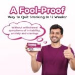 Healing Pharma - Ticonic Nicotine Gum Four mg Helps to Quit Smoking, Tobacco & Gutka Chewing | Fresh Mint Flavour | Sugar Free | Quit Smoking In 12 Weeks - 10 Gum x Pack of 2 - Fast Shipping to USA & Canada - Image 2