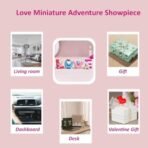 CraftVatika Valentine Gift for Girlfriend Boyfriend Love Miniature Adventure Showpiece Resin Love Cupid Miniature Valentines Day Gift for Husband Wife (4 Pcs, Multicolor) - Fast Shipping to USA & Canada - Image 4