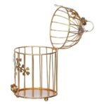 Webelkart Gold Plated Colour tealight Candle Holder with Flower Vine- Diwali Candle Holder- Diwali Decorations Items for Home Decor - Fast Shipping to USA & Canada - Image 5