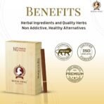 ROYAL SWAG Herbal Cigarette Mint, Clove Flavoured (40 Sticks) 100% NO Nicotine & NO Tobacco - (Smoking Cessation) With 100% Natural 20ML Shot Anti Addiction Spray | Pack Of 40 - Fast Shipping to USA & Canada - Image 4