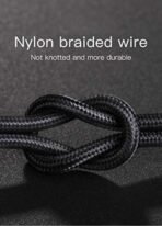 Xtore Yesido 2.4A Fast charging Micro USB Cable with smart Auto Disconnect | LED Indicator |Data & Charge - Premium Quality (120cm, Black) - Fast Shipping to USA & Canada - Image 5