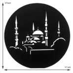 JaipurCrafts Designer Macca Madina MDF Cutout Ready to Hang Home DECOR Wall Art - 12.00" 12.00" - Fast Shipping to USA & Canada - Image 2