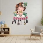 Webelkart Premium Wooden Key Holder for Home/Office Decor/Key Hanger for Wall Decor,Decorative Item for Home 9" Inches (Design-1) - Fast Shipping to USA & Canada - Image 3