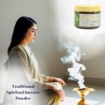 Shemade Pure Dhuni Powder (Gugal) 100g | Natural Loban Resin Incense for Puja, Havan & Meditation | Ayurvedic Herbal Dhoop for Aromatherapy & Air Purification | Spiritual Cleansing & Positive Energy - Fast Shipping to USA & Canada - Image 2